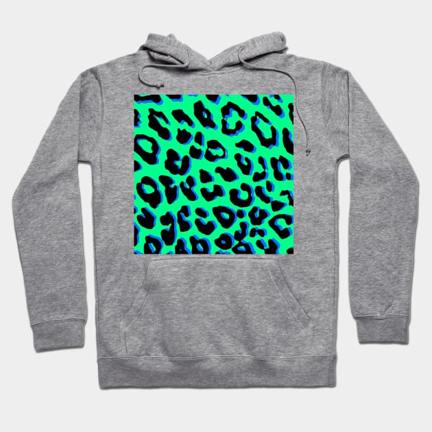 Leopard Print Green Leopard Print Hoodie TeePublic